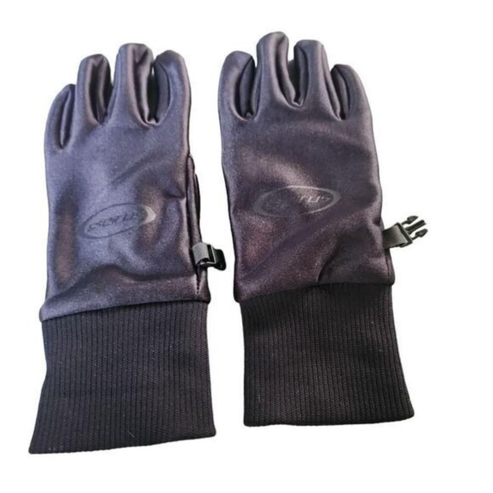 SEIRUS Mens‎ Weatherproof Black Soft Shell Gloves Medium Outdoor Winter Sports